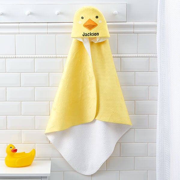 YELLOW DUCK Towel - Cute Bath Time Fun Duck Towels - 3 Ducks - Quack or  Splash or Squeaky Clean Cute Yellow Duck Towel for Child's Gift or Anyone  Who