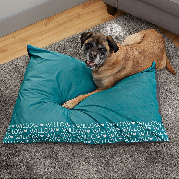 Personalized Dog Beds with Repeating Name - 26275