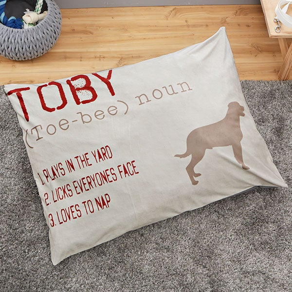 Definition of My Dog Personalized Dog Beds - 26277