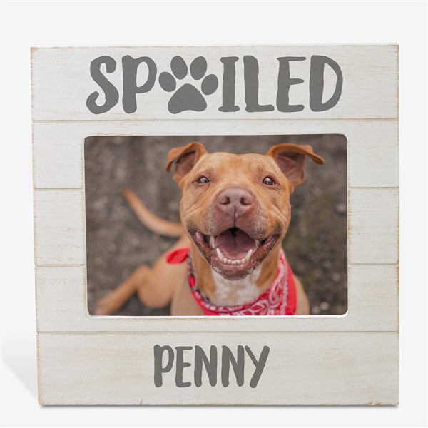 Spoiled Pet Personalized Dog Picture Frame - 26282