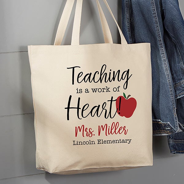 Teachers day tote bag sale