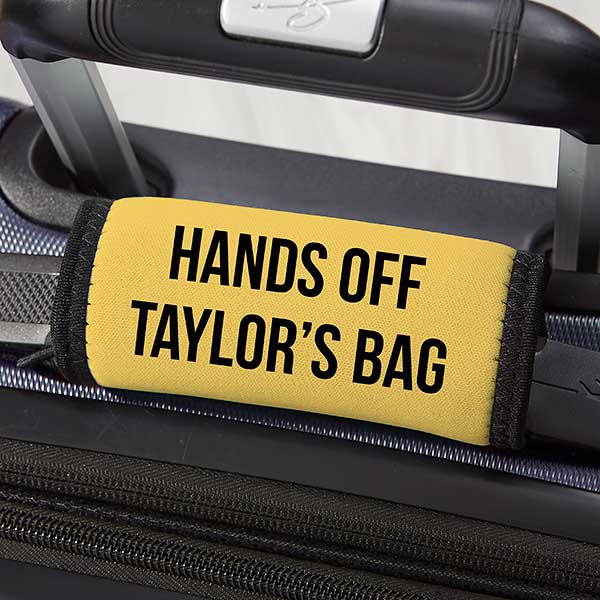 CUSTOM NAME LUGGAGE HANDLE WRAP