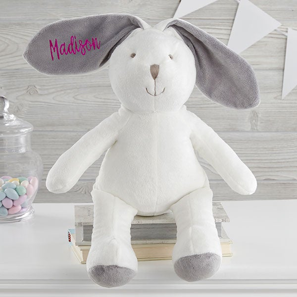 Plush Embroidered Bunny