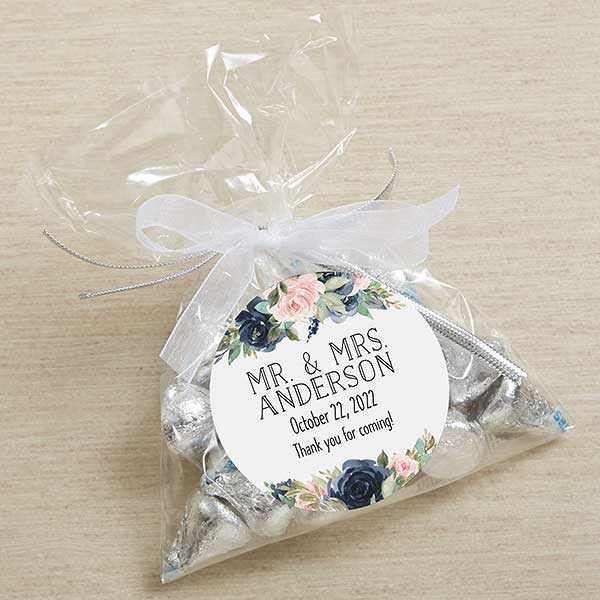Personalized name and Year 24 Mr Thank you Wedding Favor Tag & Mrs 