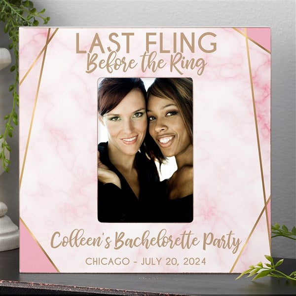 Last Fling Before the Ring Personalized Picture Frame - 26372