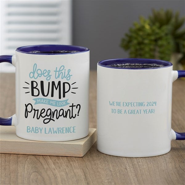 Does This Bump Make Me Look Pregnant Personalized Coffee Mugs - 26403