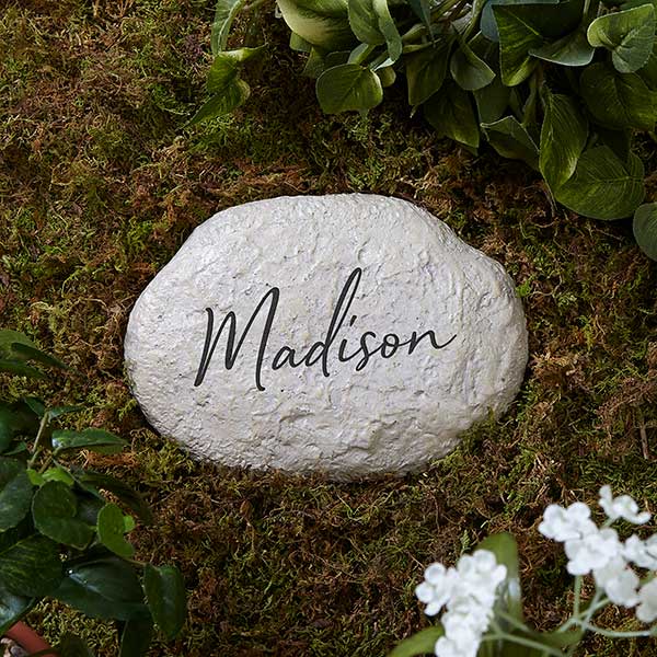 Personalized Elegant Family Garden Stones - 26440