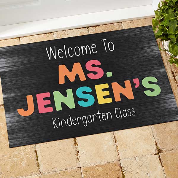 Personalized Teacher's Classroom Doormats