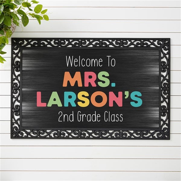 Personalized Teacher's Classroom Doormats - 26459