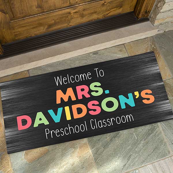 Personalized Teacher's Classroom Doormats - 26459