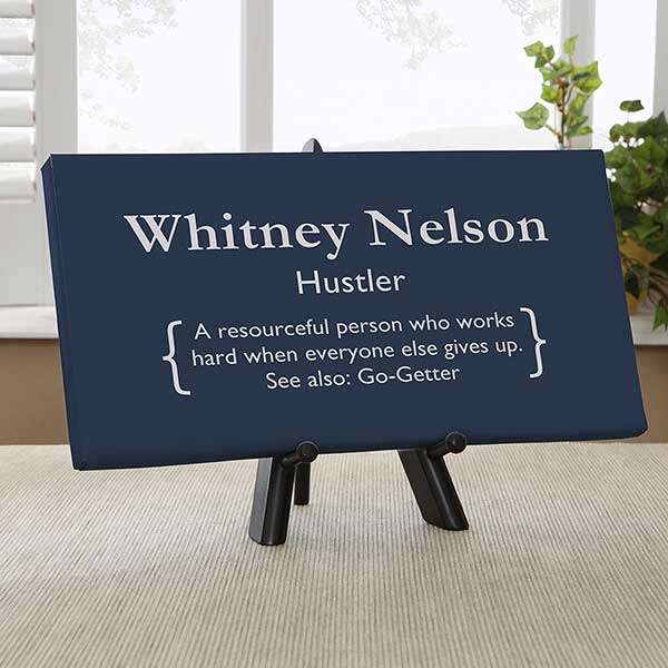 Professional Definition Personalized Mini Canvas Print - 26474