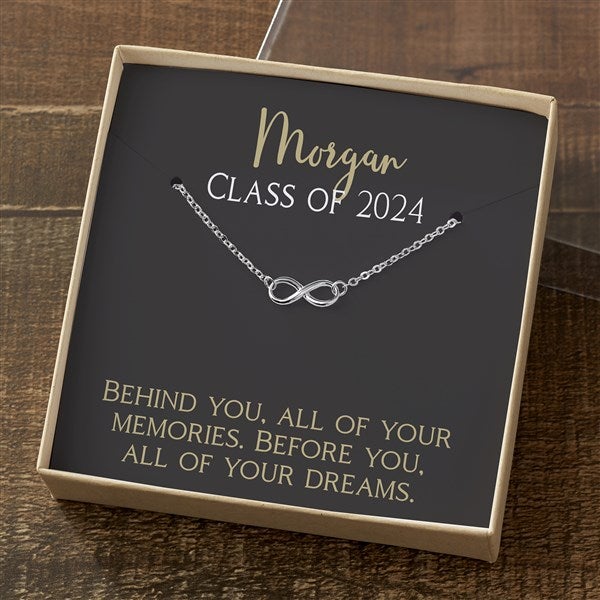 Graduation Necklace With Personalized Message Card - 26500