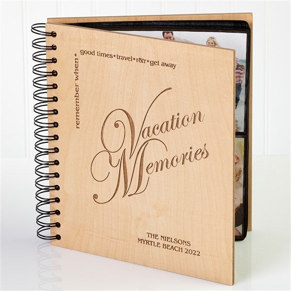 Personalized Engraved Vacation Photo Album - 2651