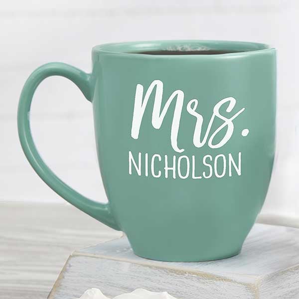 Wedded Bliss Personalized Wedding Mugs - 26511