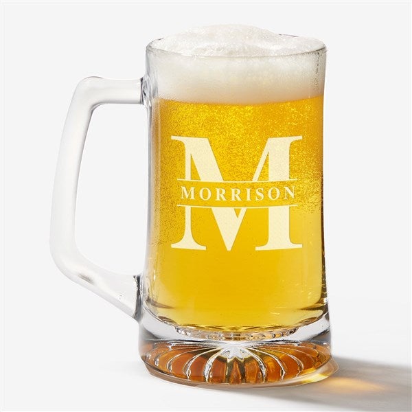 Lavish Last Name 25oz Engraved Beer Mug - 26516