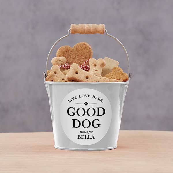 Pet Bucket Personalized Metal Buckets