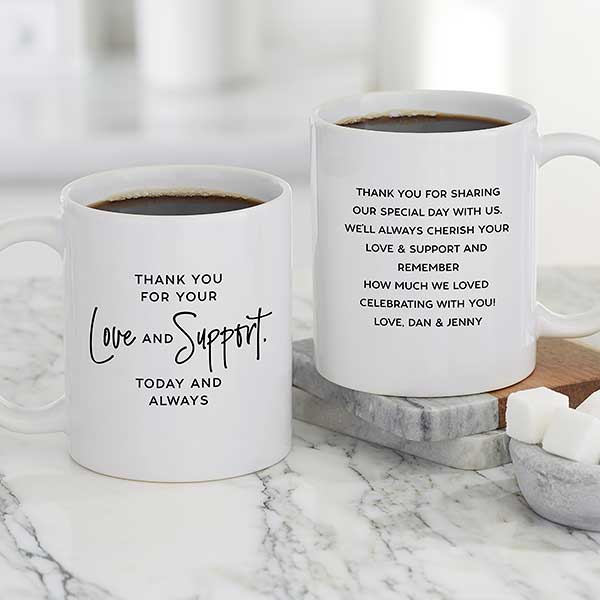 Loving Parents Personalized Coffee Mugs Wedding Thank You Gift - 26524