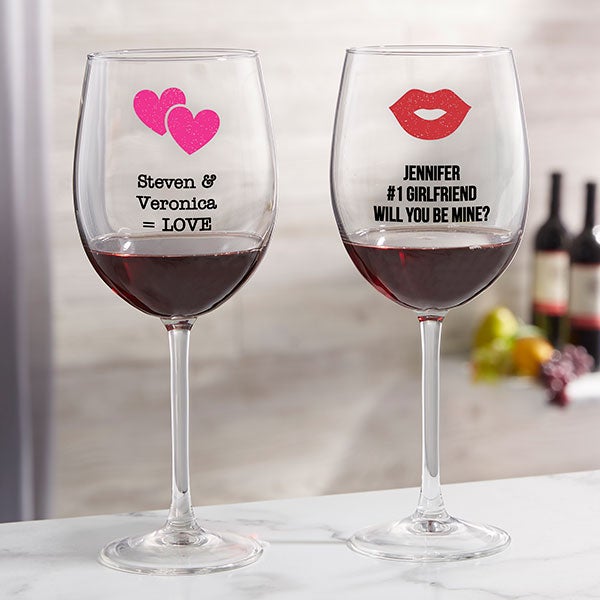 Valentine’s Wine Glass Gift Set