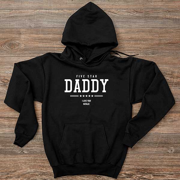 Five Star Dad Personalized Men's Sweatshirts - 26599