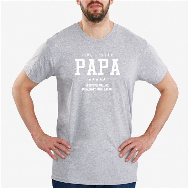 Five Star Grandpa Personalized Men's Shirts - 26600