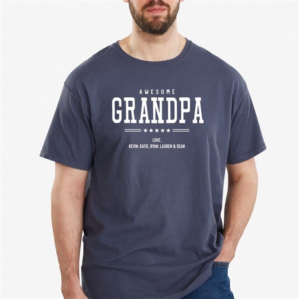 Five Star Grandpa Personalized Men's Shirts - 26600