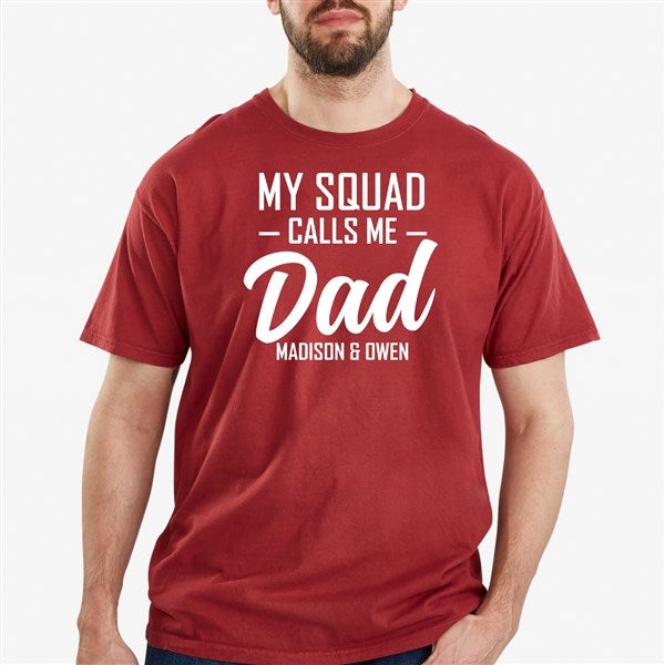 My Squad Calls Me Dad Personalized Dad Shirts - 26610