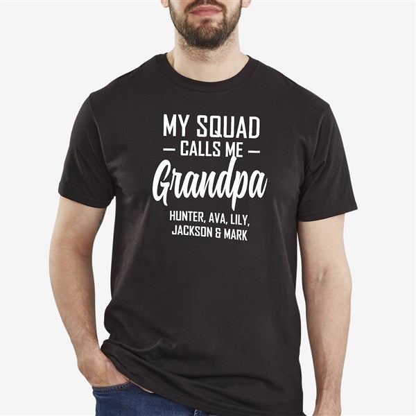 My Squad Calls Me Grandpa Personalized Shirts - 26611