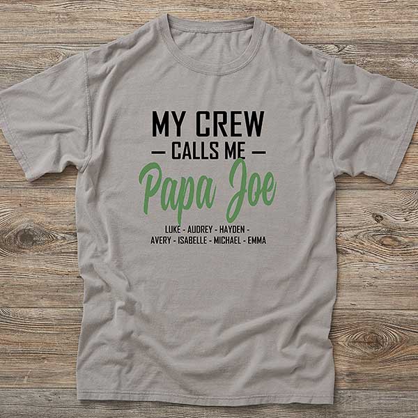 My Squad Calls Me Grandpa Personalized Shirts - 26611