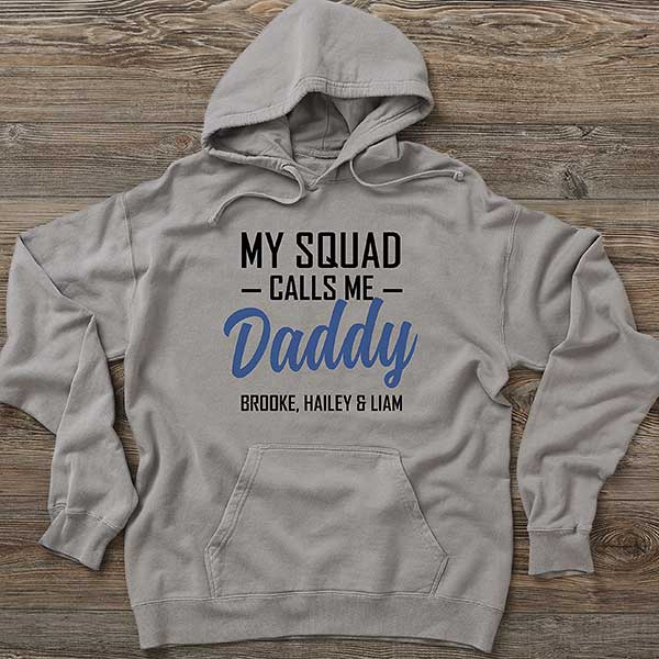 My Sqaud Calls Me Dad Personalized Sweatshirts - 26612