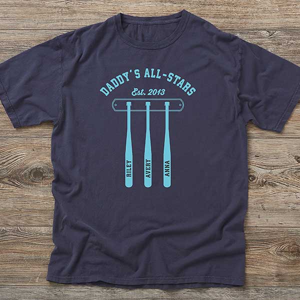 Dad's All-Stars Personalized Shirts - 26614
