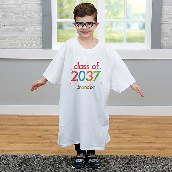 ten tweede Oost Blootstellen Grow With Me Personalized Class of 20XX Graduation Shirt