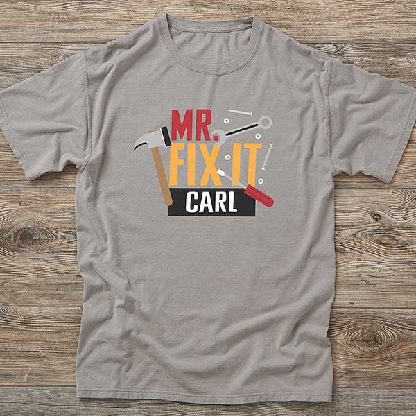 Mr. Fix It Personalized Dad and Son Matching Shirts - 26620