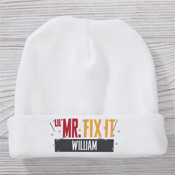 Mr. Broke It Personalized Baby Hat - 26628