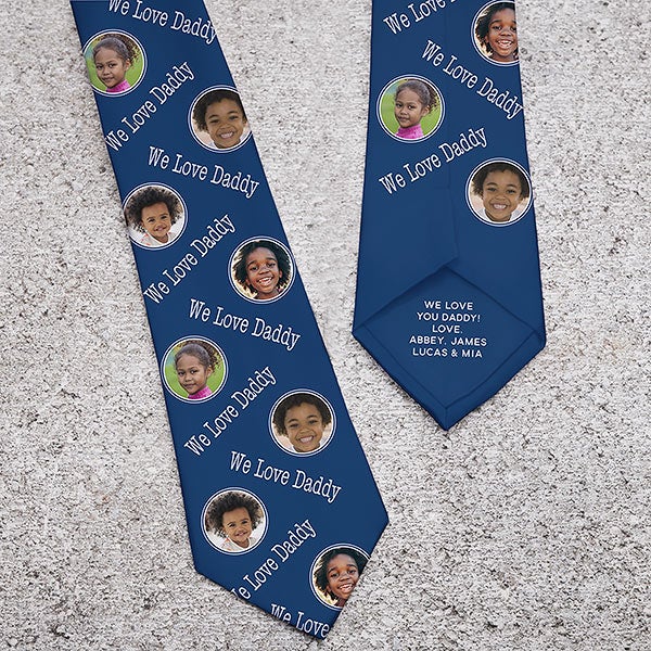 Photo Phrase For Him Personalized Photo Tie - 26630