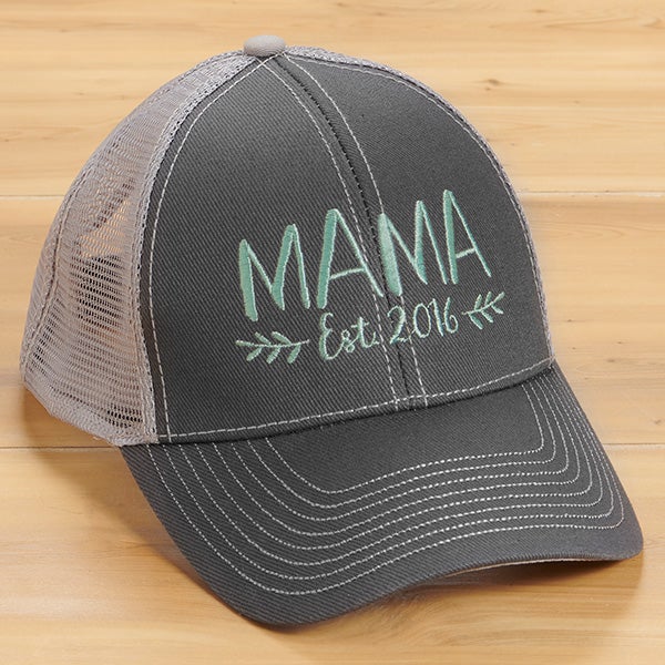 Established Mom Custom Embroidered Baseball Caps - 26639