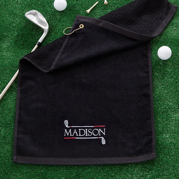 Golf Club Embroidered Golf Towel - 26691