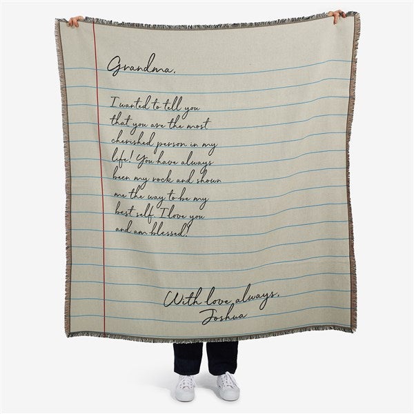 Letter To Mom Personalized Blankets For Mom - 26699