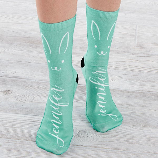 Mama Bunny Personalized Easter Socks - 26837