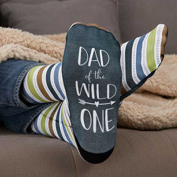 personalized dad socks