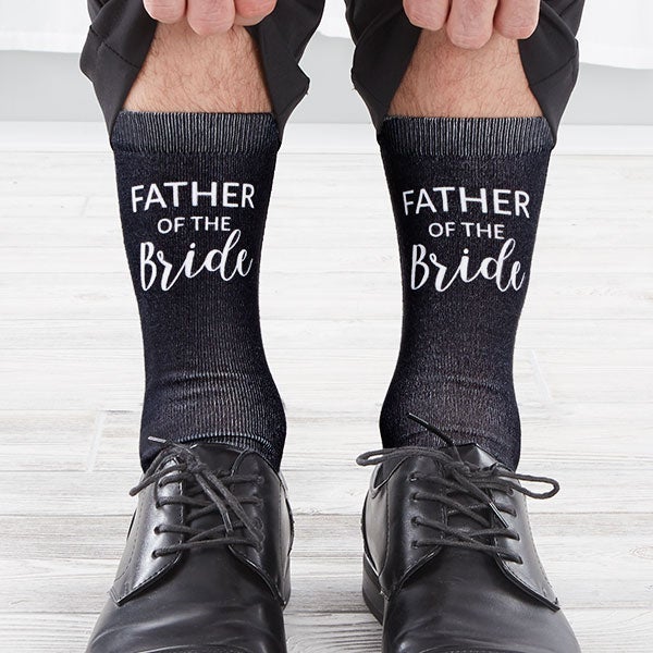Father of the Bride Socks; personalised wedding socks; wedding socks; personalised; socks; father of the bride gift; custom socks;mens socks