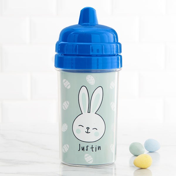 Bunny Treats Personalized Sippy Cups for Toddlers - 26924