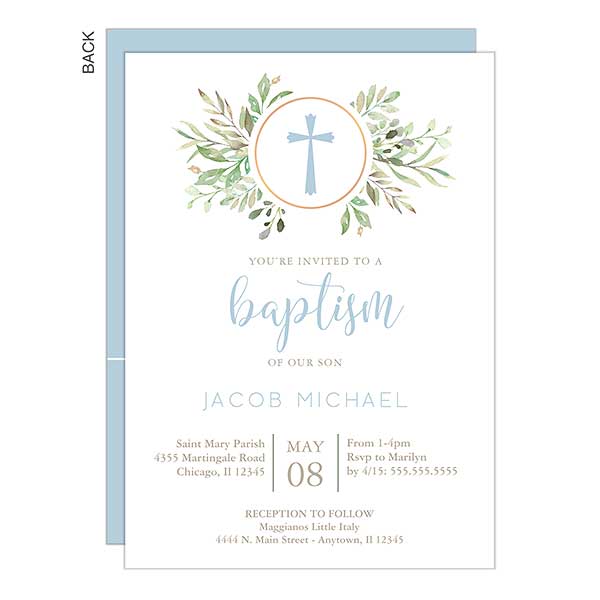 baptism cross for boy