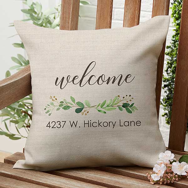 personalized outdoor pillows