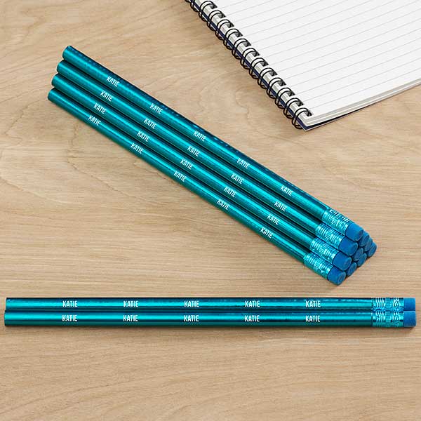 Metallic Personalized Pencil Sets - 26967