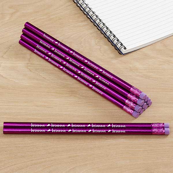 Icons Metallic Personalized Pencil Sets - 26969