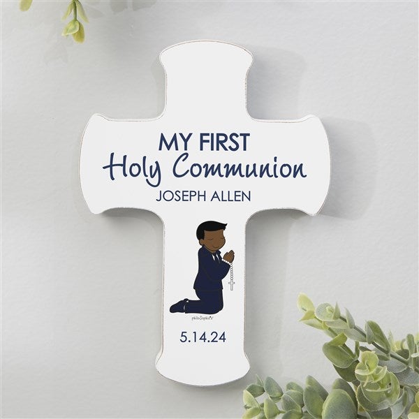 Personalized First Communion Cross for Boys - 27044
