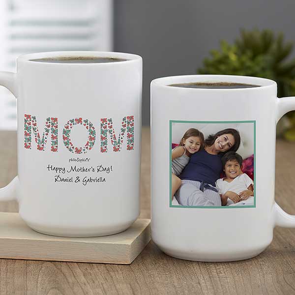 Personalized Mother's Day Photo Coffee Mugs by philoSophie's - 27047