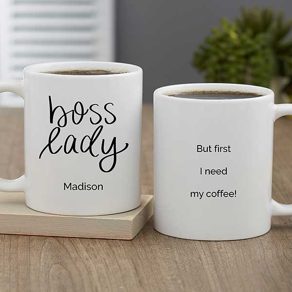 boss lady travel mug