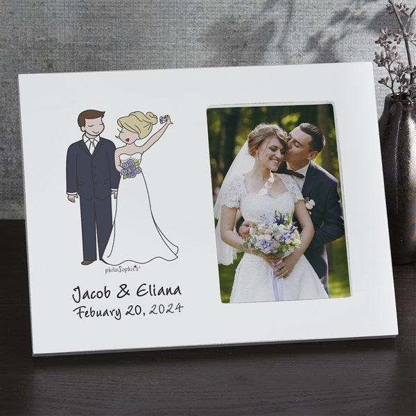 Wedding Couple Personalized Picture Frame by philoSophie's - 27164