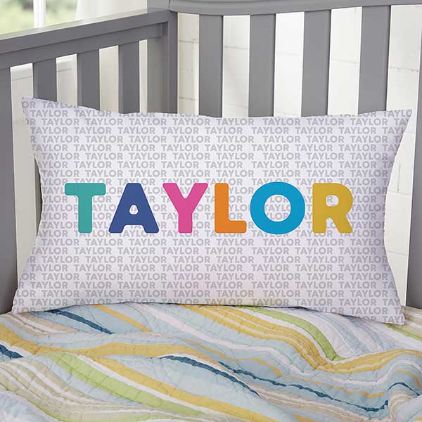 Vibrant Name Personalized Throw Pillows - 27191